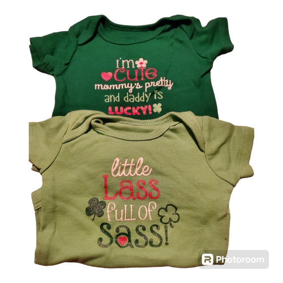 Disney Other - Disney/ Lucky Lass 4‎ Baby Onsies 0-3 months Bundle...Free Add On To Bundle